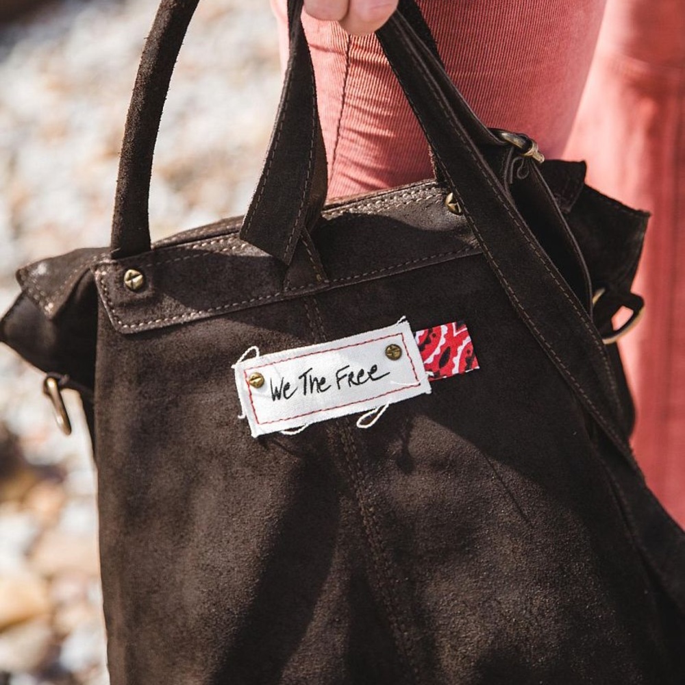 Free People Paris Pieced Leather Backpack - Picture 3 of 6